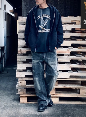 BOWWOW PAINTERS PAINT STAINED PANTS 做旧款泼墨休闲牛仔裤25AW