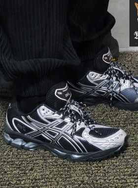 亚瑟士Asics GEL-Nimbus 10.1 复古银网眼缓震低帮跑步鞋1203A820