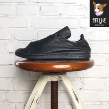 阿迪达斯Adidas Stan Smith Decon 经典黑色软牛皮休闲运动板鞋