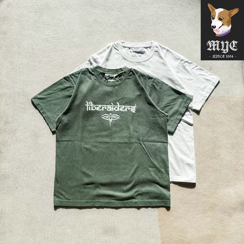 Liberaiders WISDOM EYES TEE 智慧之眼复古印花棉质舒适短袖T恤 - 实物图