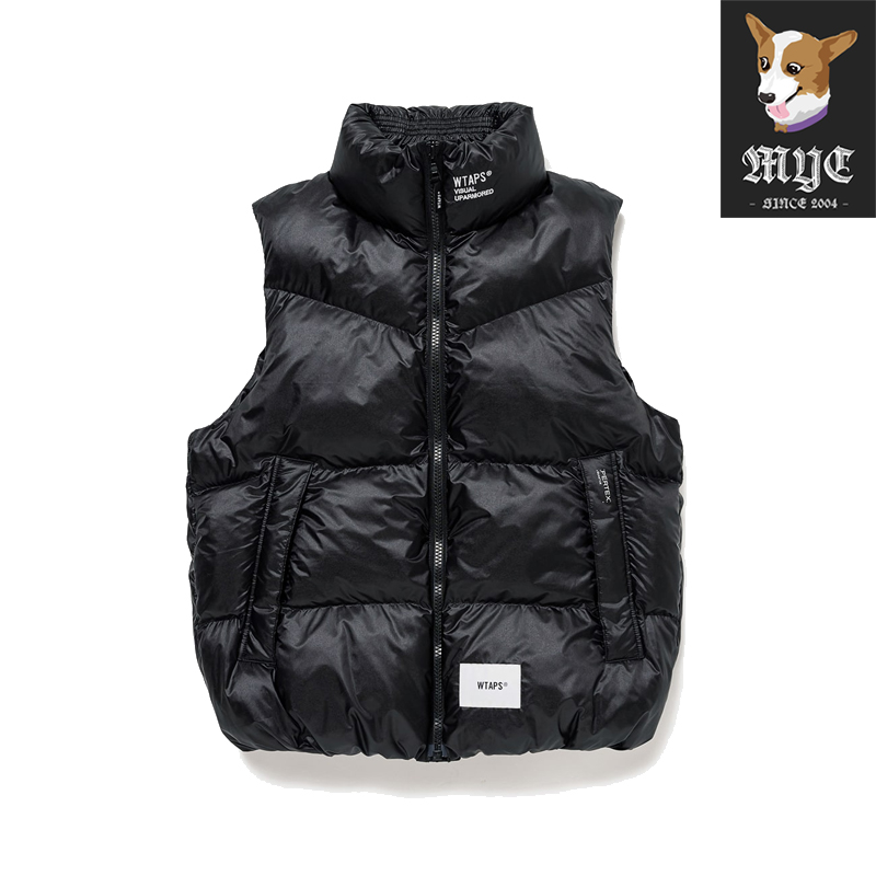 WTAPS GMERA/VEST/NYLON.TAFFETA 防水刺绣棉马甲 24AW