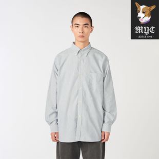 NANAMICA Button Down Stripe Wind Shirt 宽松条纹衬衫