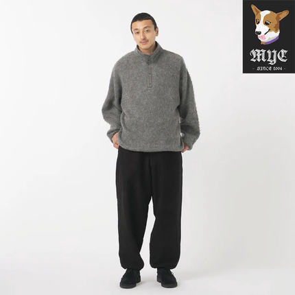 现货 NANAMICA  Pullover Mohair Sweater 套头马海毛毛衣25AW