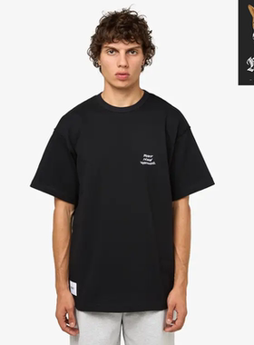 WTAPS LIM / SS / COTTON 纯色字母印花宽松休闲短袖上衣25SS