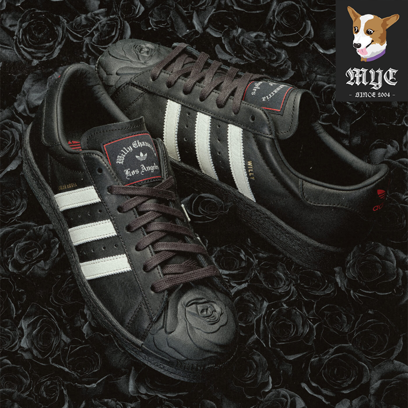 阿迪达斯Adidas x  Willy Chavarria Superstar 联名黑色舒适板鞋