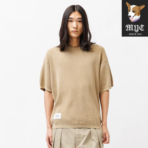 WTAPS GHILL / SWEATER / CTPL 华夫格透气休闲圆领针织衫 26SS