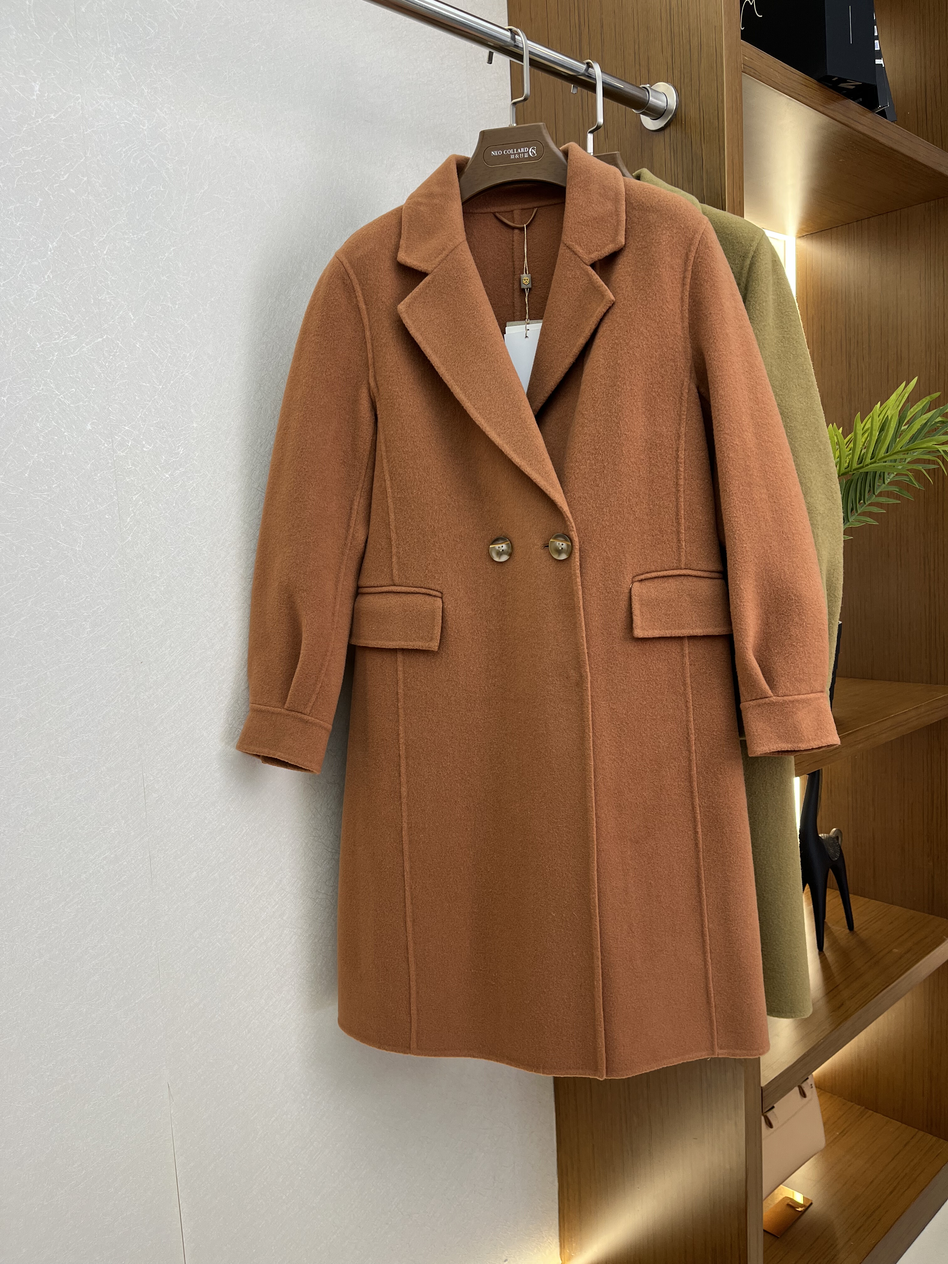 羽衣甘蓝秋冬季款正品毛呢外套