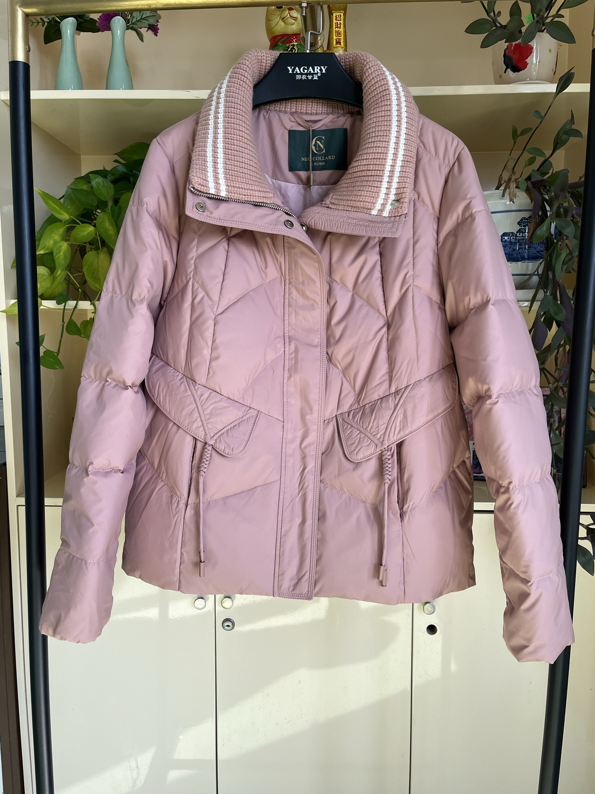 羽衣甘蓝冬季新款女装羽绒服立领加厚保暖小个子时尚外套