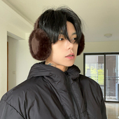 冬季 2025新款 韩系毛绒耳罩男士 保暖防风防寒耳套护耳朵防冻耳捂子