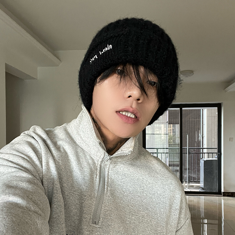 2025新款韩版百搭大头围针织帽