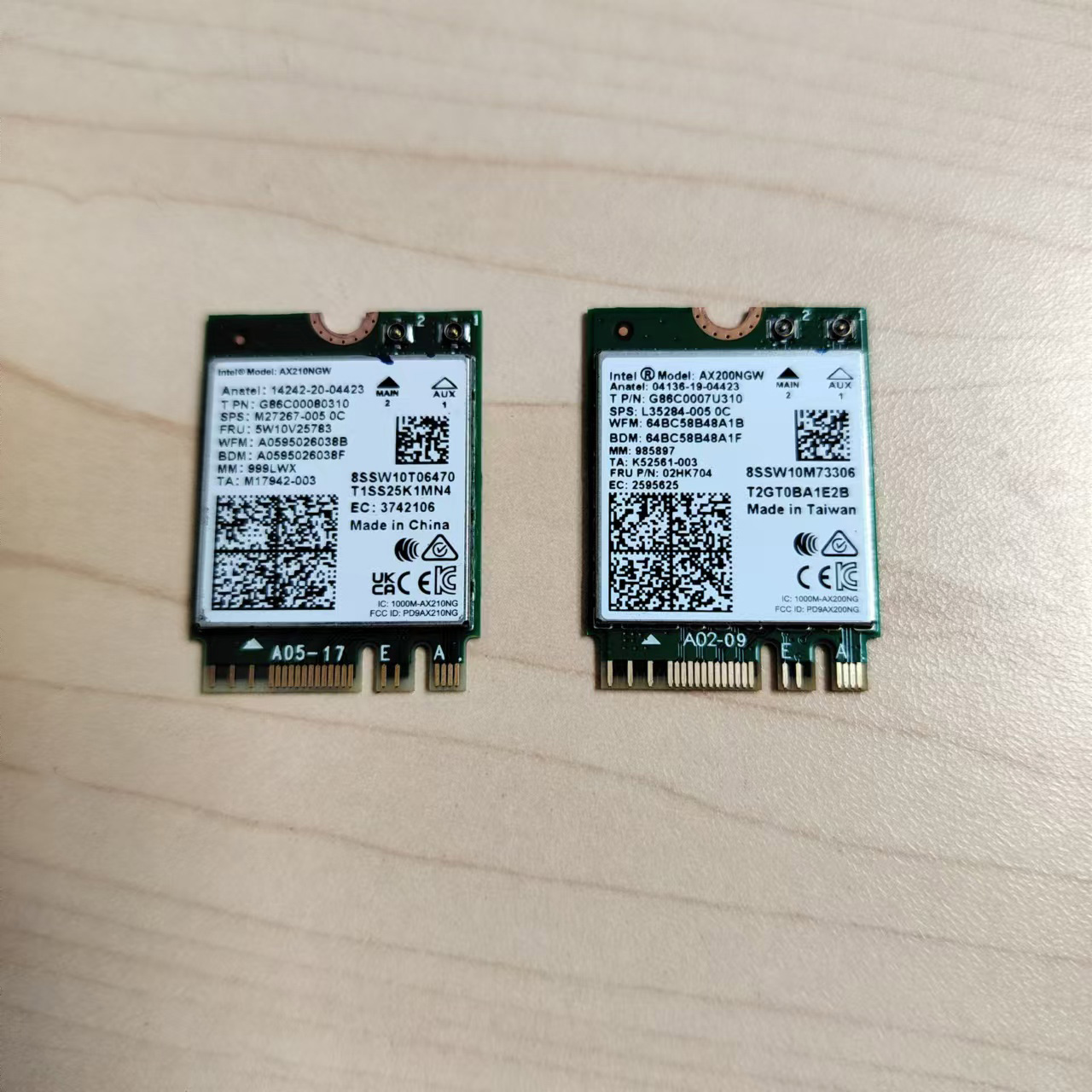 适用于联想thinkpad L14 L15 GEN 1 2 3无线网卡 蓝牙模块 WIFI