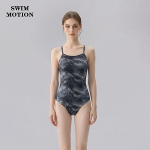 SwimMotion竞速泳衣女游泳馆专用2026新款 高级感连体专业训练泳装
