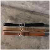 Прямоугольный джинсовый ремень для отдыха, простой и элегантный дизайн, в корейском стиле