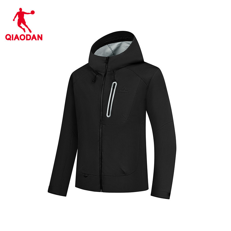 【商场同款】乔丹梭织外套男款户外运动风衣春春连帽QDFFD3253116