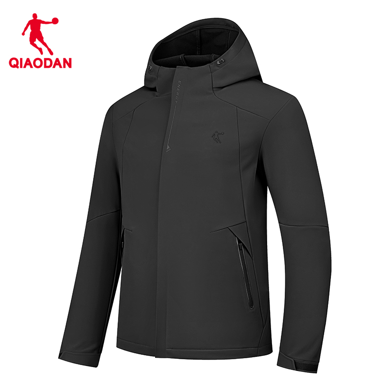 【商场同款】乔丹运动风衣男冬季加绒防水防风外套男3251007