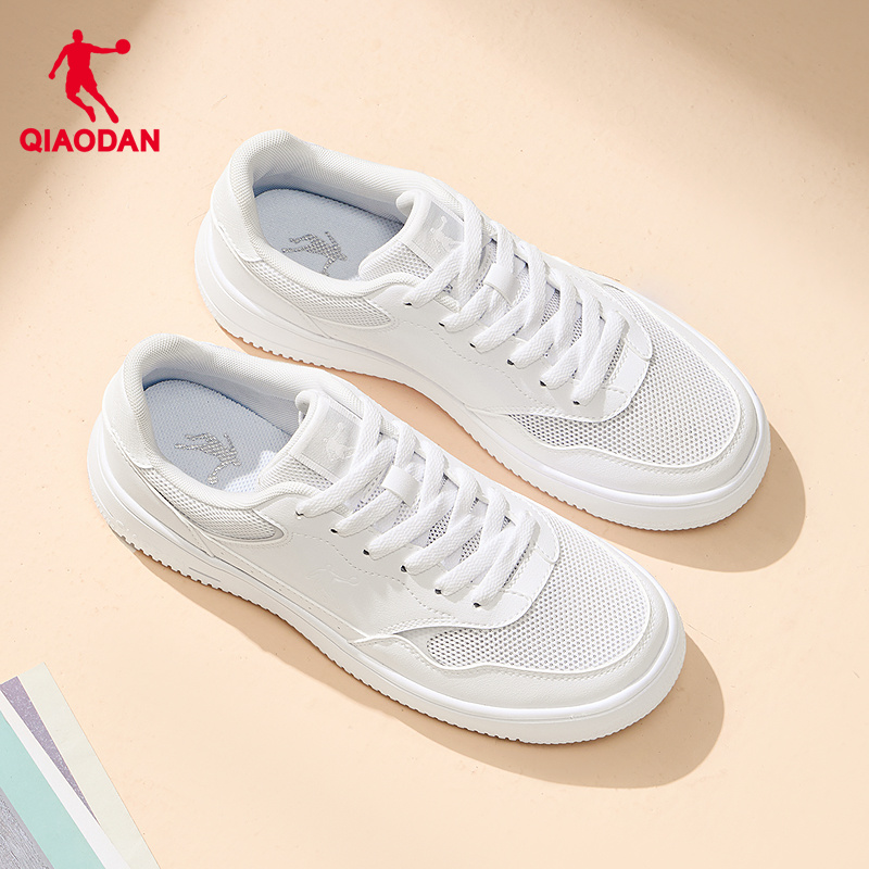 乔丹小白鞋女冬季新款网面鞋子休闲鞋空军经典板鞋百搭女款运动鞋