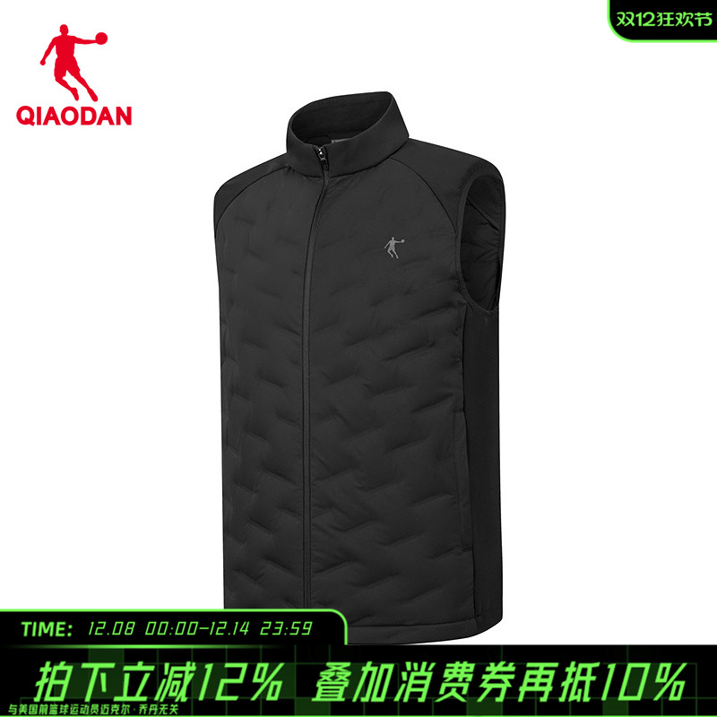 【商场同款】乔丹羽绒服马夹男士保暖内搭上衣外套QDBKD3254049