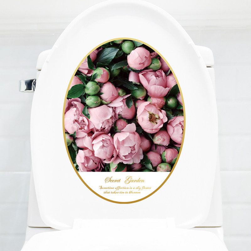 浴室卫生间厕所防水自粘装饰瓷砖墙贴纸马桶盖子水箱贴画寝室清新,家居饰品,马桶贴,淘宝优惠券,粉丝福利购,淘宝优惠卷