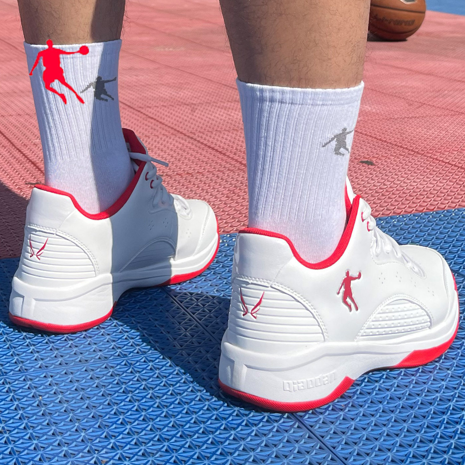 乔丹白色篮球鞋低帮冬款男皮面运动鞋正品学生比赛水泥地外场战靴