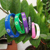 饰品胶圈运动硅胶手环小皱菊花 情侣手链男女时尚 韩版 小皱菊GD同款