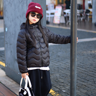 安心90白鸭绒儿童轻薄羽绒服25冬款男女童韩系中大童女宝洋气外套