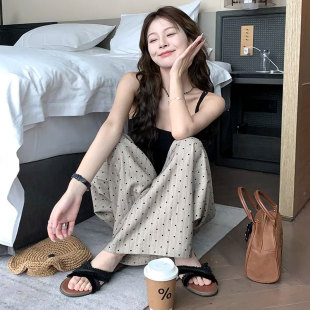 新颜色抢先体验 宽松休闲家居裤 显瘦薄款 居家棉绸睡裤 ins 夏季