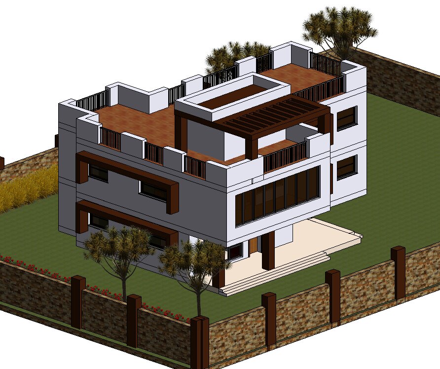 BIM模型revit模型建筑信息模型2016版-2