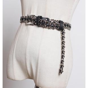 編織腰鏈女細(xì)裝 時(shí)尚 毛衣西裝 收腰腰帶配裙子 飾連衣裙簡(jiǎn)約百搭韓版