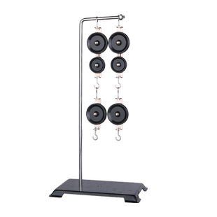 初中滑轮组物理实验器材全套学生金属钩码弹簧条形盒测力计定滑轮动滑轮组小学科学力学 杠杆 滑轮组及支架