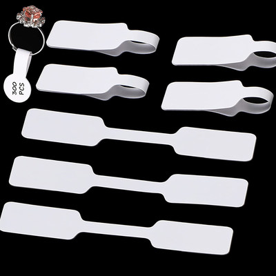 100Pcs Jewelry Price Tags Jewelry Tags Self Adhesive White B