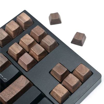 Walunt Wood Keycap OEM Profile For Mechanical Keyboard Custo