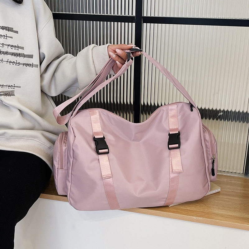 韩版时尚简约手提旅行包大容量干湿分离瑜伽训练袋外出单肩斜挎包