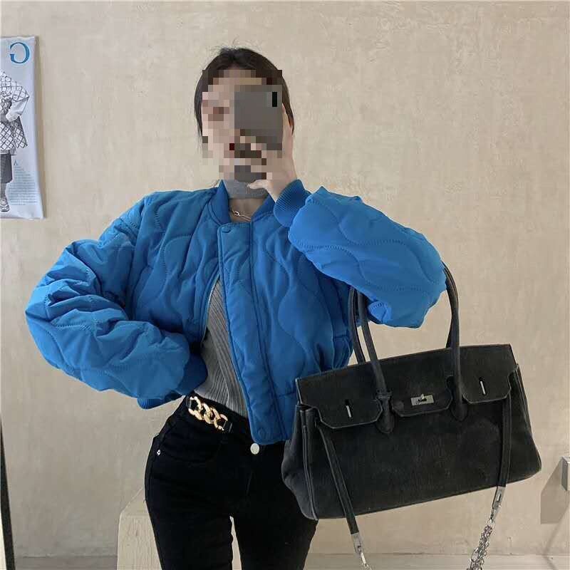 美拉德ins港风短款棒球服外套女
