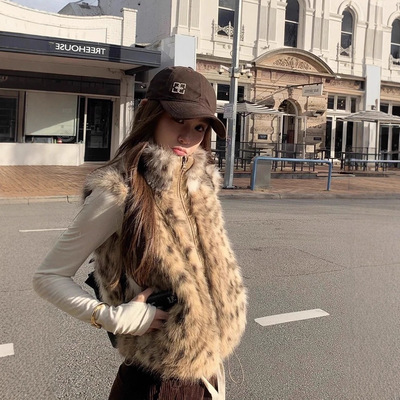 皮草马甲女2025秋冬新款