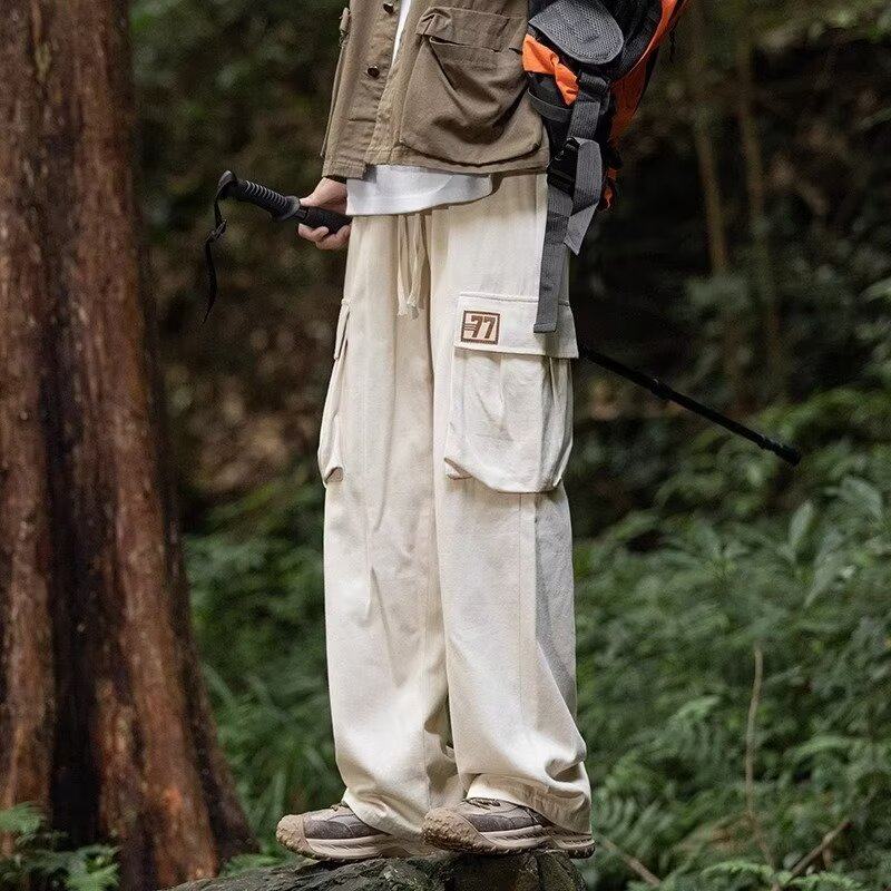 加肥加大码300斤日系复古工装多口袋休闲裤男春秋新款山系长裤子,男装,休闲裤,淘宝优惠券,粉丝福利购,淘宝优惠卷