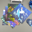15厘米正方形卡通动物彩纸印花纹千纸鹤叠纸卡纸儿童手工折纸材料