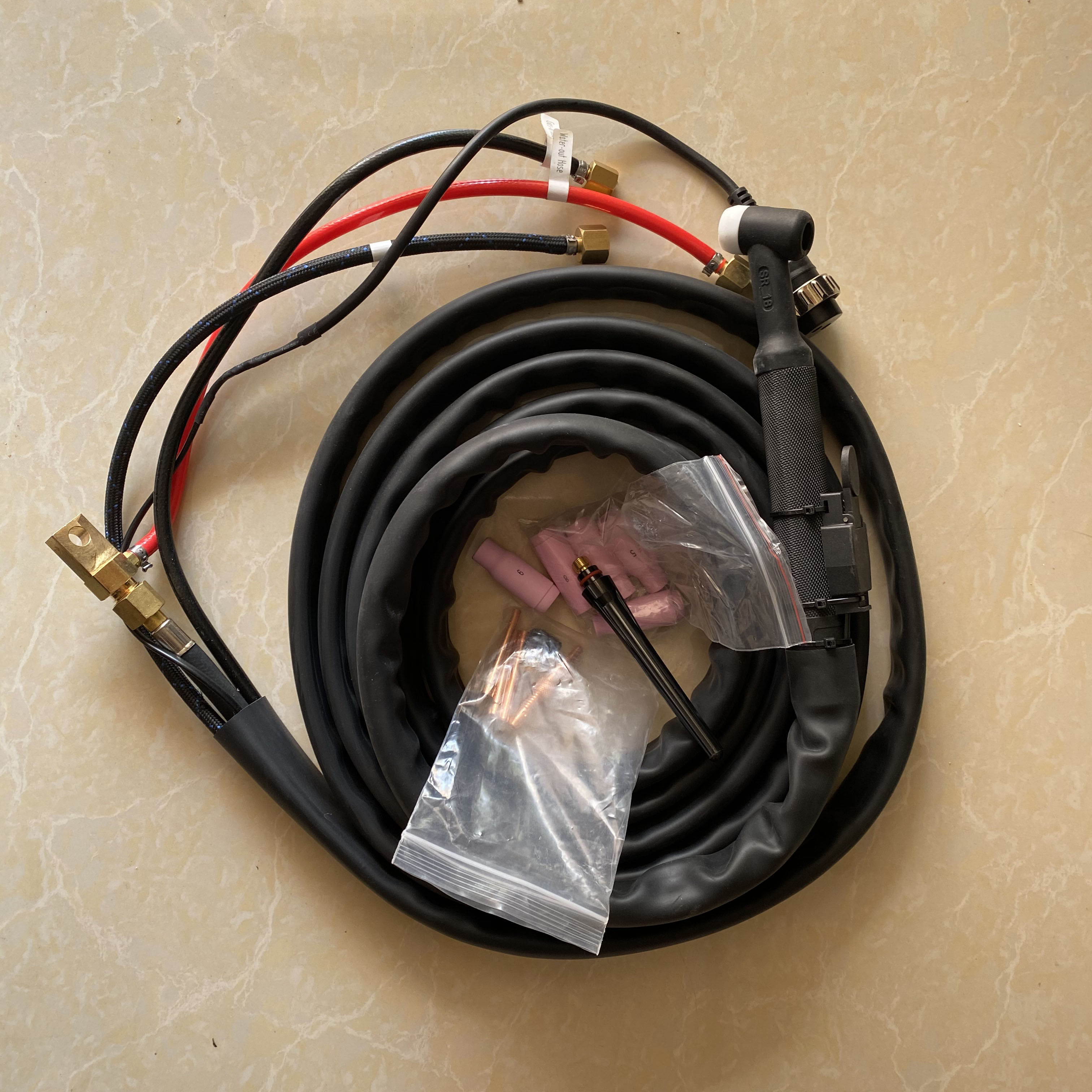 瑞凌奥太烽火原装水冷焊枪sr-18/wp-18氩弧焊枪wsme315b/ws-400枪