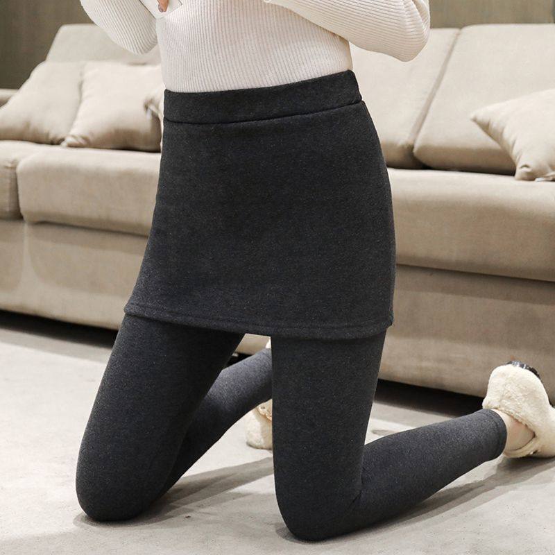 加绒裤裙一体假两件打底裤女2026新款冬季大码胖妹妹裙裤包臀伞裙,女装/女士精品,打底裤,淘宝优惠券,粉丝福利购,淘宝优惠卷