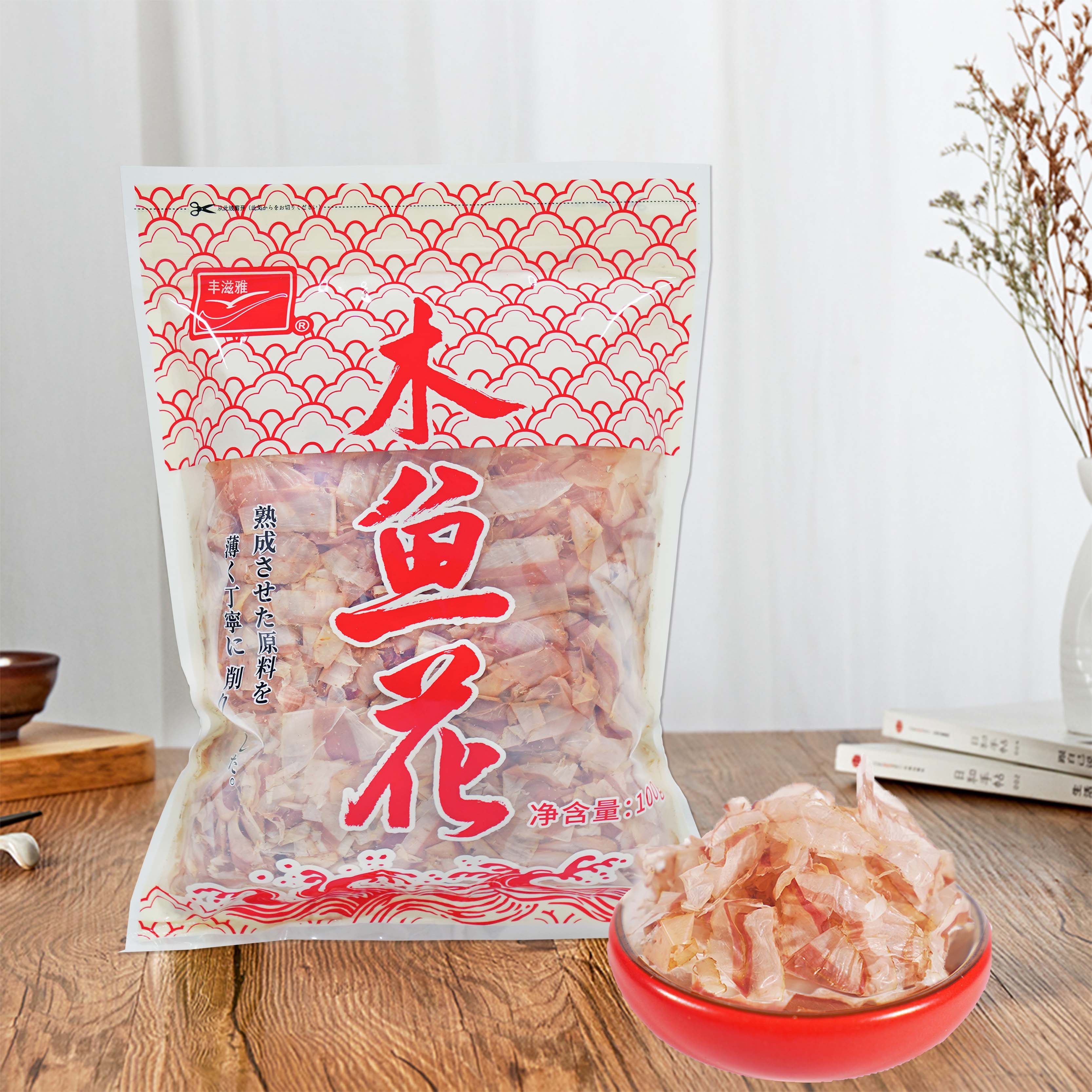 丰滋雅 金枪鱼木鱼花柴鱼片章鱼小丸子寿司味增味高汤原料100g