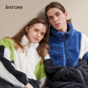 暖绒睡衣珊瑚绒情侣男冬季加厚加绒女士套装运动新款秋冬天家居服