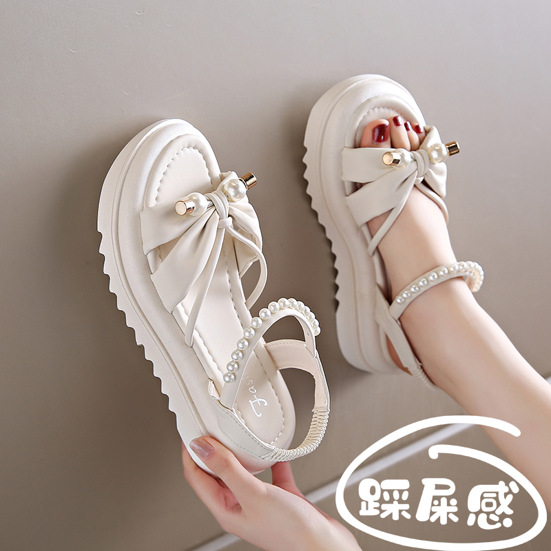达芙尼踩屎感凉鞋女外穿轻便防滑