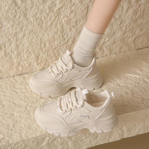 小码老爹鞋女新款防滑软底显脚小