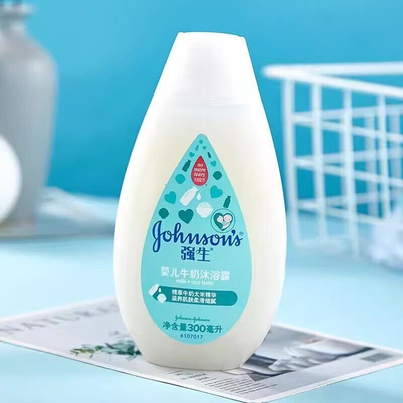 强生婴儿牛奶温和沐浴露300ml