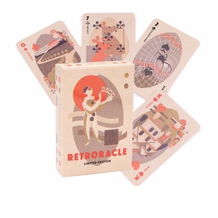 尼尔逆变三用卡可做雷诺曼神谕卡扑克牌 retro lenormand oracle