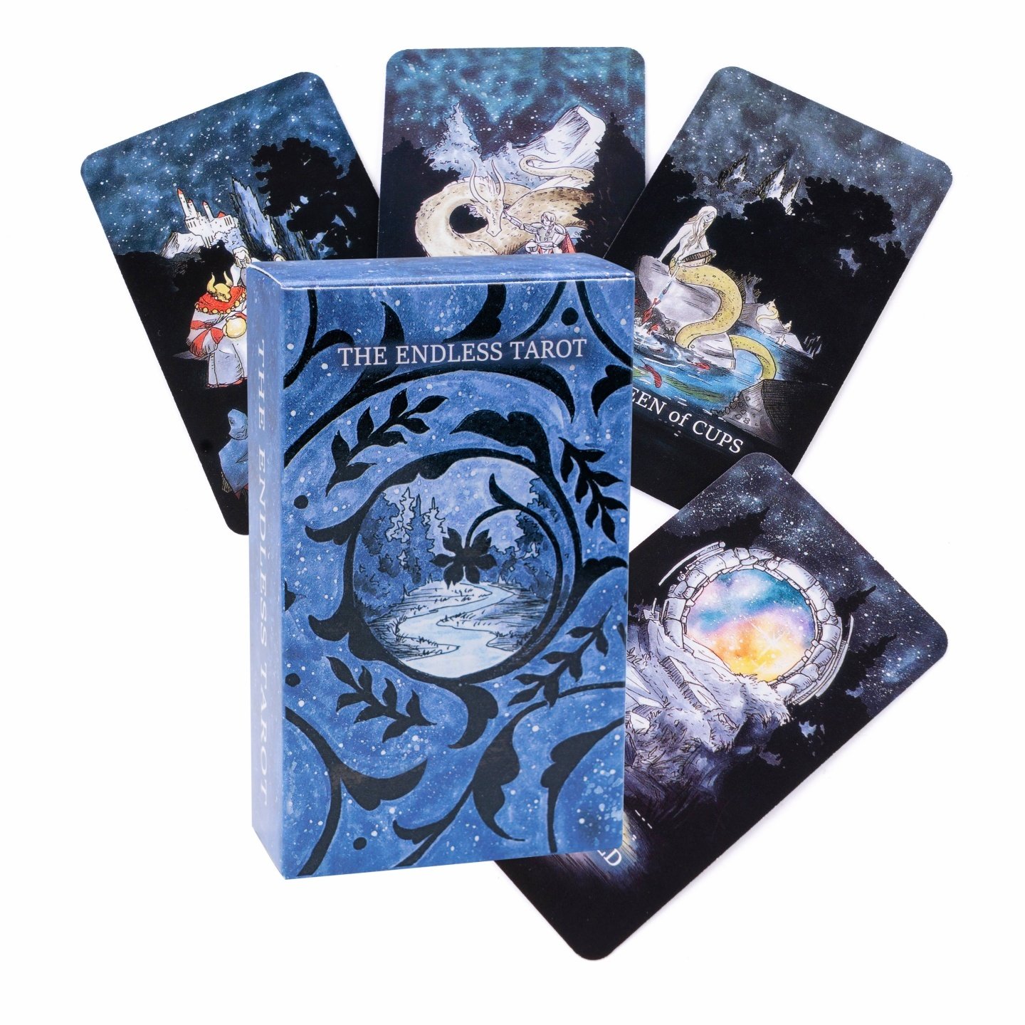 呕心力作之无尽之旅塔罗牌 深蓝色系韦特塔罗卡牌endless tarot