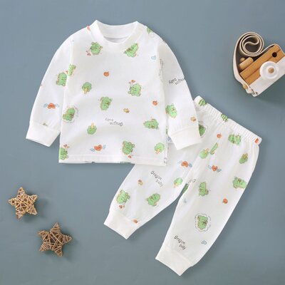 新生儿衣服纯棉婴儿内衣套装打底春秋和尚服夏季薄款宝宝秋衣初生