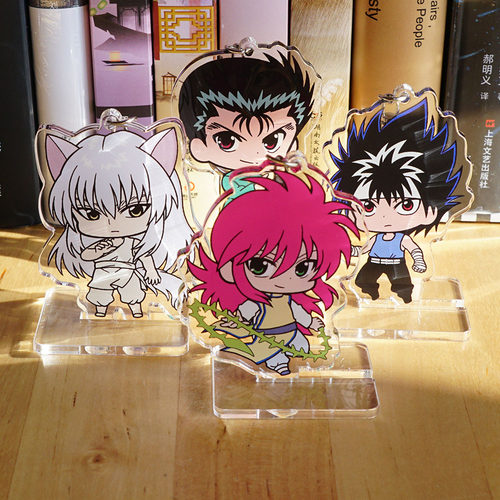 双面夹层吊饰，配底座可站立摆放