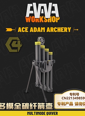 博宁精选AAAW C2 C4碳纤维多模箭壶5种配色多功能射箭箭壶