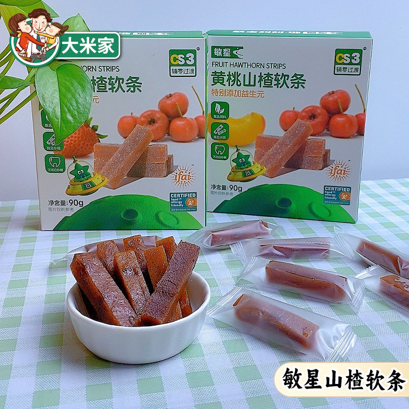 敏星益生元山楂软条水果肉条