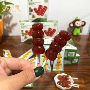 敏星鸡内金糖葫芦山楂儿童零食棒棒糖不添加白砂糖无麸质敏